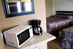 Coffee Maker, Microwave - Motel Campbell River
